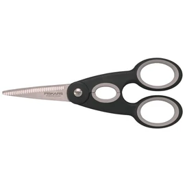 Olló, konyhai, 22 cm FISKARS "Functional ReNew", fekete