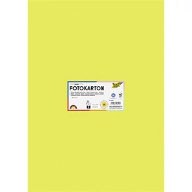 Dekorkarton, 2 oldalas, 50x70 cm, 300 g, 10 lap, FOLIA, lime