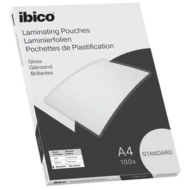 Meleglamináló fólia, 125 mikron, A4, fényes, IBICO "Standard"