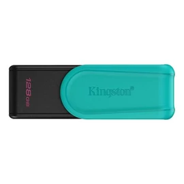 Pendrive, 128GB, USB 3.2 Gen1, KINGSTON "DataTraveler Exodia S", fekete-türkiz
