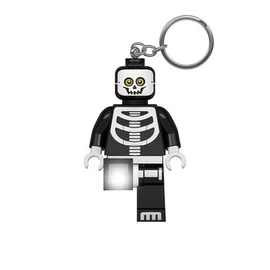 Kulcstartó, LED világítással, LEGO "Skeleton Guy"