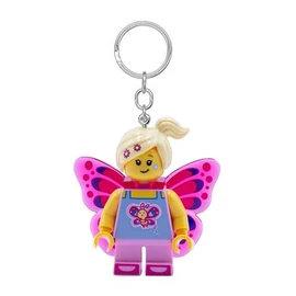 Kulcstartó, LED világítással, LEGO "Butterfly Girl"