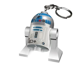 Kulcstartó, LED világítással, LEGO "Star Wars R2D2"