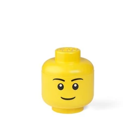 Tárolódoboz, fej, kicsi, LEGO, Boy
