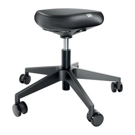 Munkaszék, görgős, ergonomikus, LEITZ "Ergo Comfort", sötétszürke