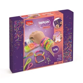 Karkötő készítő készlet, neon, MAPED CREATIV "Imagin` Style"