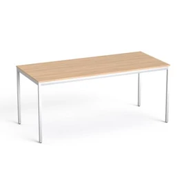 Általános asztal fémlábbal, 75x170 cm, MAYAH "Freedom SV-40",  tölgy