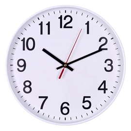Falióra, 30 cm, OFFICE PRODUCTS, fehér keret