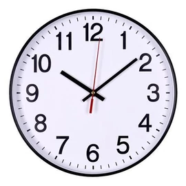 Falióra, 34 cm, OFFICE PRODUCTS, fekete keret
