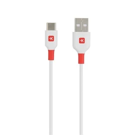 USB kábel, USB-A - USB-C, 1,2m, SKROSS, fehér