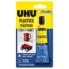 Ragasztó, univerzális, 30 g, UHU "Plastic"