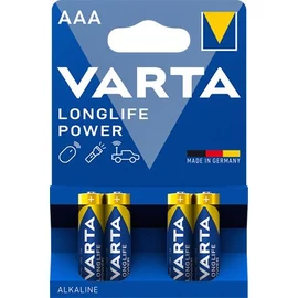 Elem, AAA mikro, 4 db, VARTA "Longlife Power"