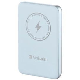 Power bank, mágneses (vezeték nélküli), 10.000mAh, VERBATIM "MCP-10, kék