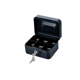 Pénzkazetta, 152x118x80 mm, VICTORIA FACILITY, fekete