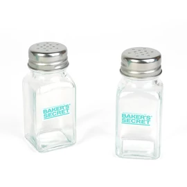 Baker's Secret só- és borsszóró szett - üveg - 9,2 cm - 2 db / szett