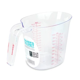 Baker's Secret mérőpohár - 1000 ml - műanyag - átlátszó