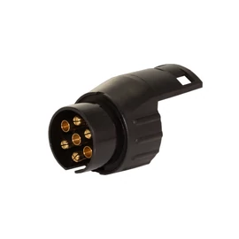 Utánfutó csatlakozó adapter, 7/13 pólusú, 12/24V