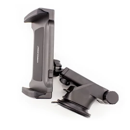 Telefontartó, tapadókorongos, max 260 mm, fekete