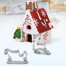 Sütikiszúró forma, 3D mézeskalács házikó