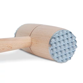 Fa húsklopfoló, fém betéttel, 29 cm