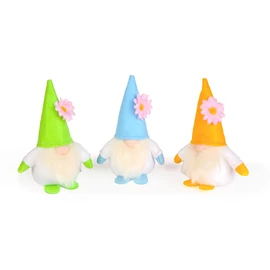 Textil dekoráció - manó - 15 cm - 3 féle