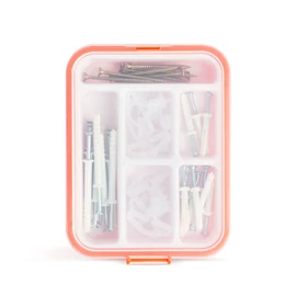 Csavar készlet tiplivel, 60 db / csomag