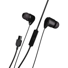 Maxell BASS13 vezetékes fülhallgató - fekete - USB-C (EB10)