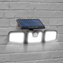 Mozgásérzékelős szolár reflektor, karos, forgatható, 3 COB LED