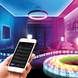 RGB SMD okos LED szalag, 30 LED / m, 2 x 5 m / csomag