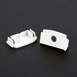 LED aluminium profil végzáró (41026hoz) - 2 db - fehér
