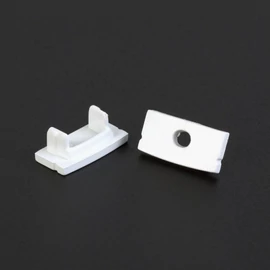LED aluminium profil végzáró (41010hez) - 2 db - fehér