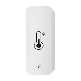 Okos hőmérő és páratartalom érzékelő (WiFi, mobil vezérlés, TUYA kompatibilis) FEHÉR