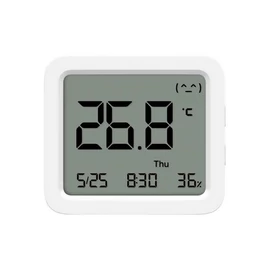 XIAOMI MI Temperature and Humidity Monitor 3 okos hőmérő és páratartalom érzékelő Bluetooth FEHÉR