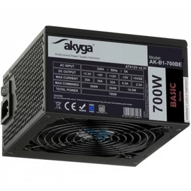 Akyga Basic 700W BLACK EDITION tápegység - AK-B1-700BE