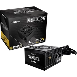 ASRock Challenger CL-750G 750W 80 PLUS GOLD tápegység, fekete