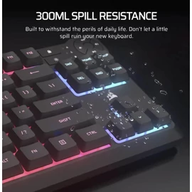 CORSAIR K55 CORE TKL RGB membrános gamer billentyűzet