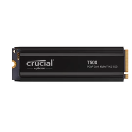 Crucial T500 4TB PCIe Gen4 NVMe M.2 SSD with heatsink