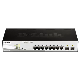 D-Link 8-port 10/100/1000 Gigabit PoE Smart Switch including 2 Combo 1000BaseT/S