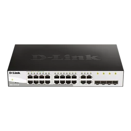 D-Link 16 10/100/1000 Base-T port with 4 x 1000Base-T /SFP ports