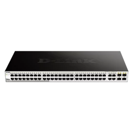 D-Link 48 10/100/1000 Base-T port with 4 x 1000Base-T /SFP ports