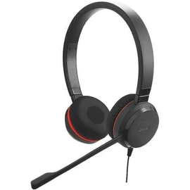 Jabra Evolve 20 SE, Stereo MS, USB C/A adapter, Leather