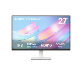 LG 27” 27US500-W 16:9 4K IPS monitor 60 Hz