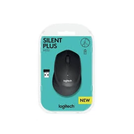 Logitech M330 SILENT PLUS vezeték nélküli optikai egér fekete/910-004909/