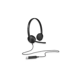 Logitech Headset H340 mikrofonos fejhallgató USB csatlakozó /981-000475/