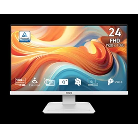 MSI PRO MP241W E14V - 23,8" FHD VA 144Hz monitor, fehér