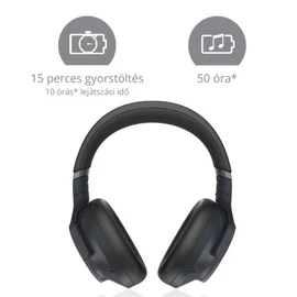 Technics EAH-A800E-K vezeték néküli fejhallgató, fekete