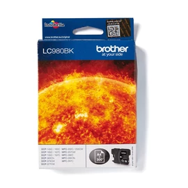 Brother LC980BK tintapatron 1 db Eredeti Fekete