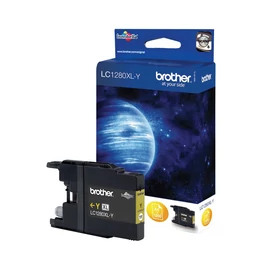 Brother LC1280XLY tintapatron 1 db Eredeti Nagy (XL) kapacitású Sárga