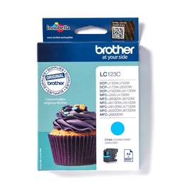 Brother LC123C tintapatron 1 db Eredeti Cián