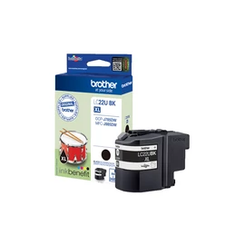 Brother LC22UBK tintapatron 1 db Eredeti Nagy (XL) kapacitású Fekete